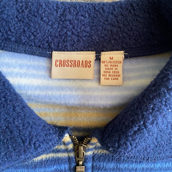 Vintage zip up oversized fleece zip up - Picture 5 of 5